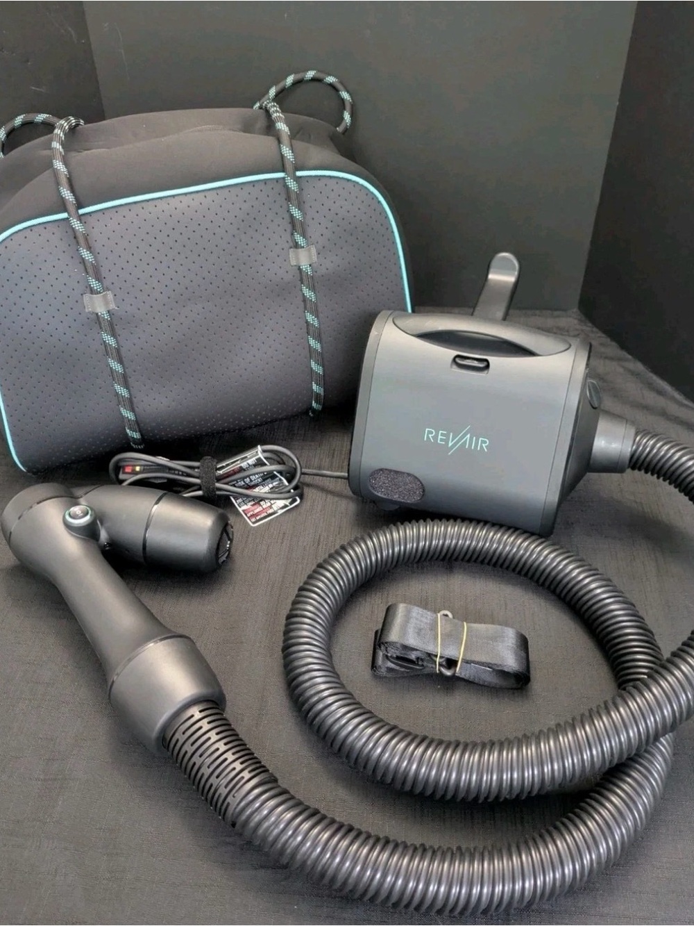 ReVair Black Hair Dryer System with Carry Case